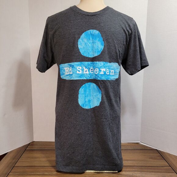 EI-LO Ed Sheeran Graphic Tee SS Dark Grey - Size Small - Picture 2 of 6